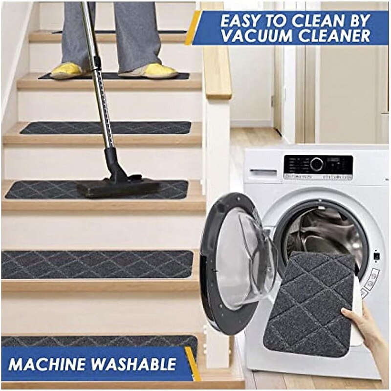 Leaf Carpet Stair Treads for Wooden Steps Stairs Carpet Tape Peel and Stick with Double Adhesive Tape4