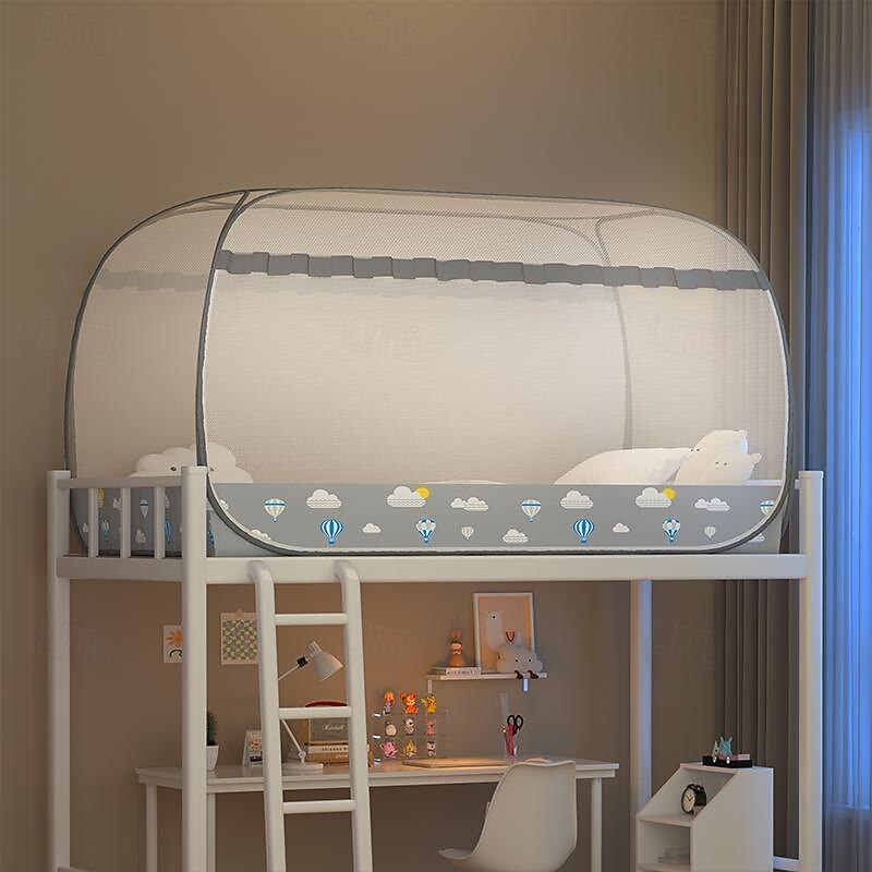 Student Dormitory Mosquito Nets Foldable Mosquito Net Student Dormitories Mosquito Netting Increase Space Increase Density Gauze Mosquito Tent Simplicity with Free Installation