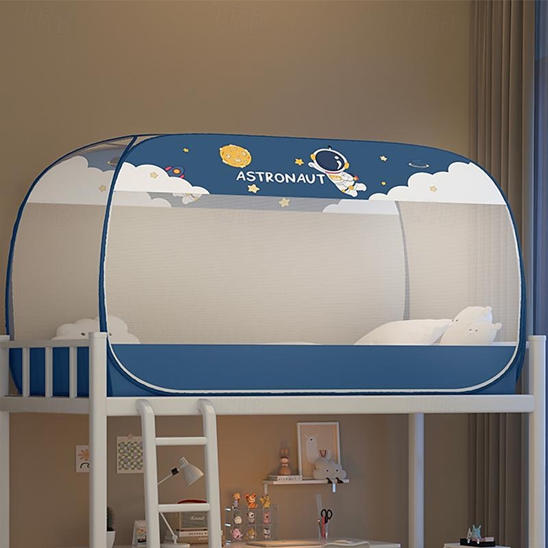 Student Dormitory Mosquito Nets Foldable Mosquito Net for Bunk Bed Mosquito Netting Increase Space Increase Density Gauze Mosquito Tent with Free Installation