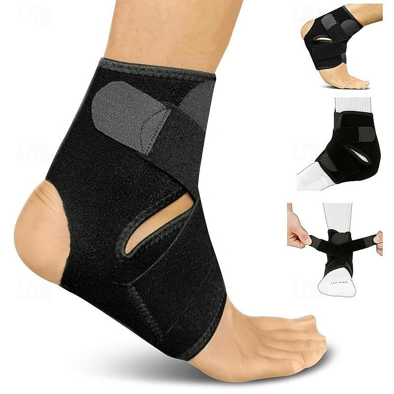 2pcs Unisex Breathable Pressure Achilles Tendon Brace - Perfect For Running, Cycling, Football & Badminton!4