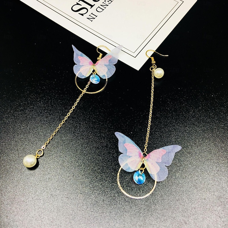 1 Pair Stud Earrings Drop Earrings For Women's Party Evening Gift Date Alloy Fancy Fashion4