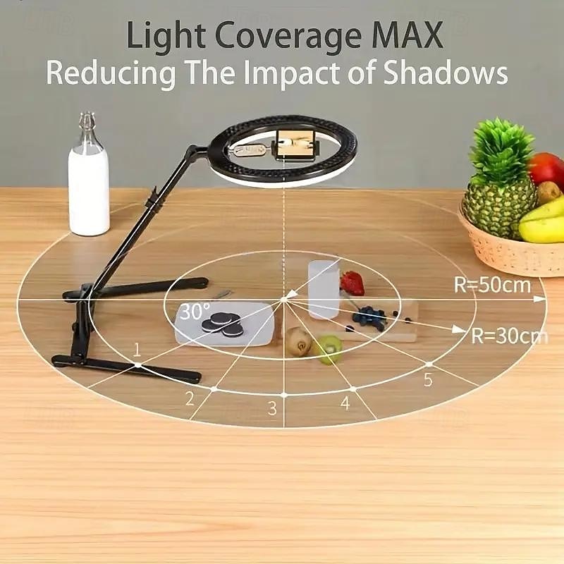 Desktop Live Mobile Phone Overhead Shooting Stand Network Red Fill Light Food Live Still Life Shooting Folding Remake Stand