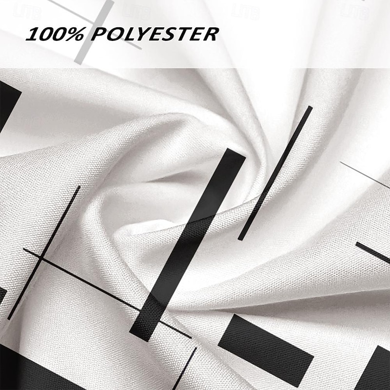 Men's Geometric Geometric Pattern Button Up Shirt Printed Shirts Long Sleeve Business Casual Formal Fall Winter Spring & Summer Turndown Collared Shirts Print White3