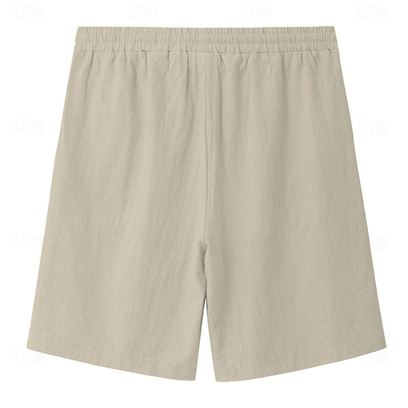 Men's Plaid Geometric Pattern Shorts Summer Shorts Casual Shorts Mid Waist Vintage Fashion Ethnic Style Casual Daily Holiday Drawstring Pocket Elastic Waist Designer Clothing Apparel2