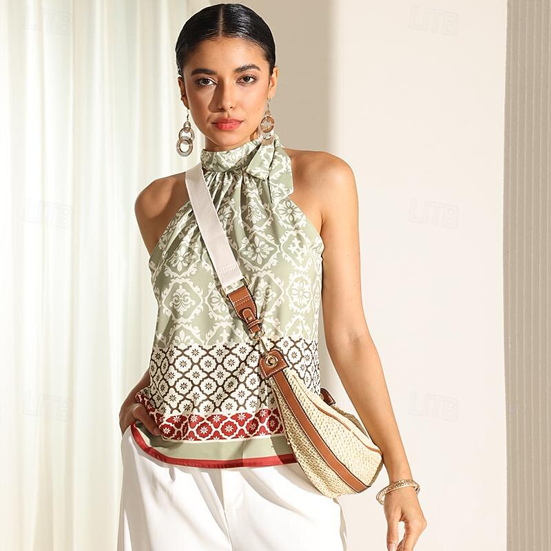 Women's Boho Straw Crossbody Bag with Adjustable Leather Strap - Versatile Summer Accessory3