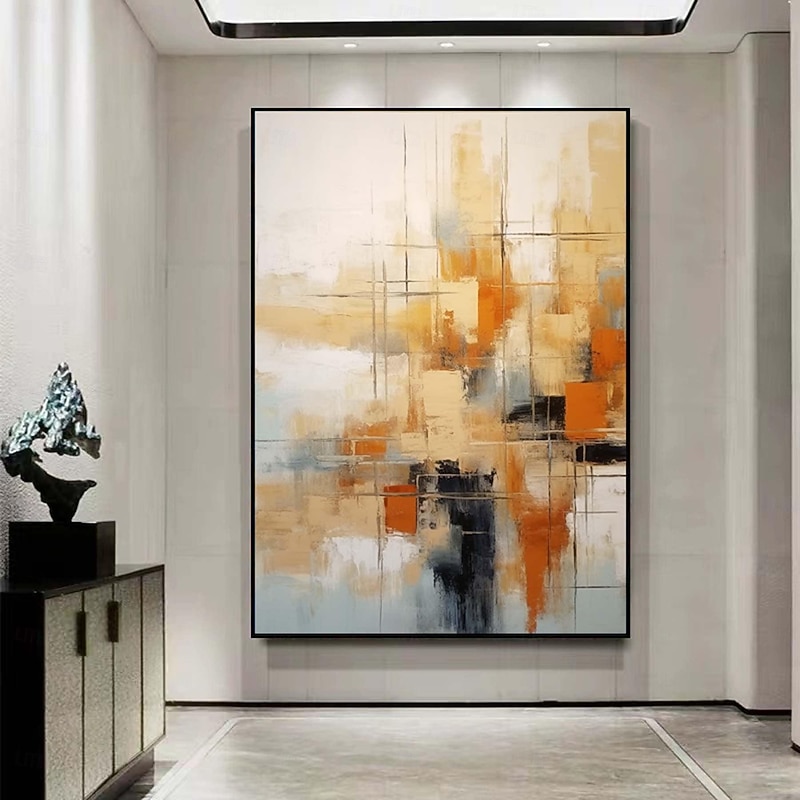 Extra Large abstract painting hand painted Beige white red textured painting Colors abstract wall art painting handmade modern abstract canvaslarge acrylic canvas art painting3