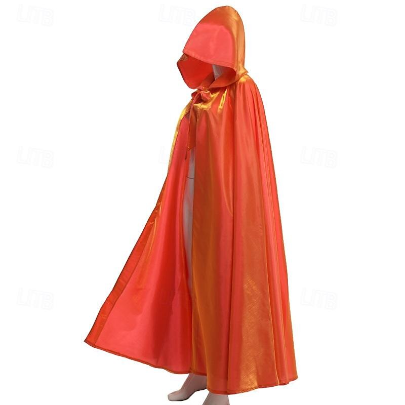 Retro Vintage Punk & Gothic Medieval Hooded Cloak Shawls Ranger Elven Fancy Dress Men's Women's Halloween Carnival Masquerade Party / Evening Adults' Cloak3
