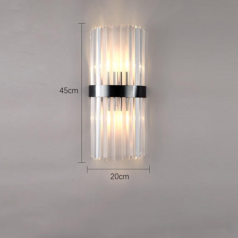 Indoor Christmas Wedding Decoration Modern Nordic Style Indoor Wall Lights Living Room Bedroom Steel Wall Light 110-120V 220-240V2