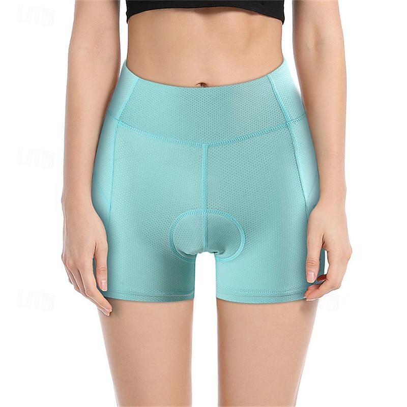 WOSAWE Women's Solid Color Bike Shorts Cycling Padded Shorts Bike Shorts Padded Shorts / Chamois Slim Fit Sports Quick Dry High Elasticity Comfortable Breathable Black Pink Clothing Apparel Bike Wear4