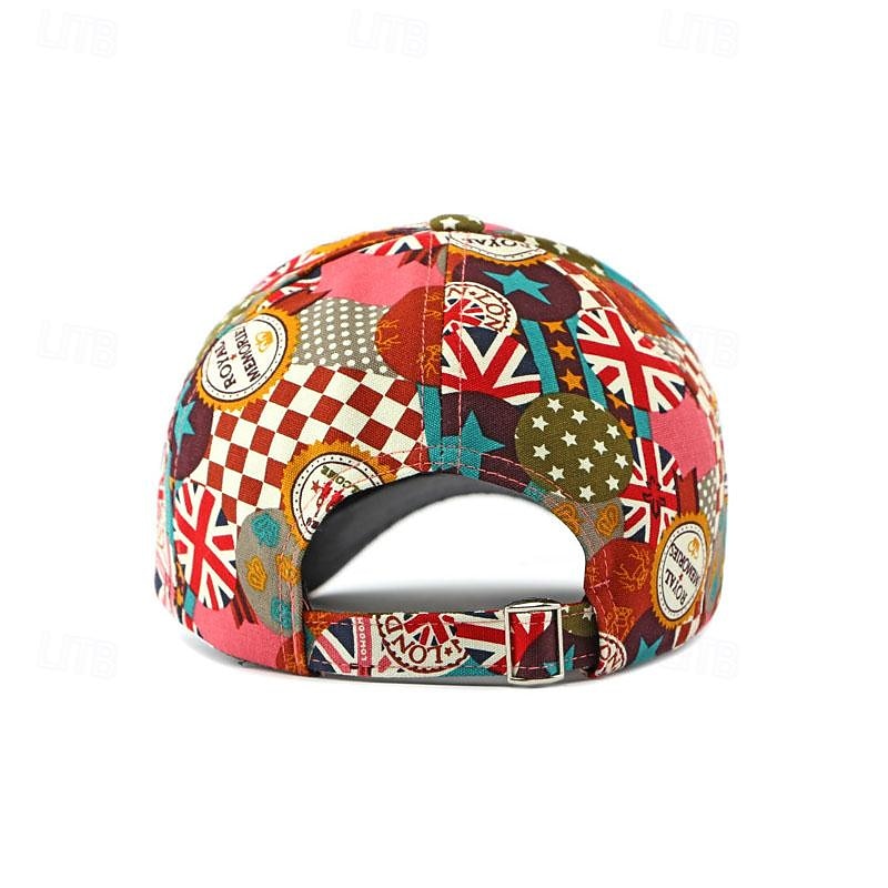 Men's Baseball Cap Sun Hat Trucker Hat Red Blue Polyester Fashion Casual Street Daily Graffiti Adjustable Sunscreen Breathable4