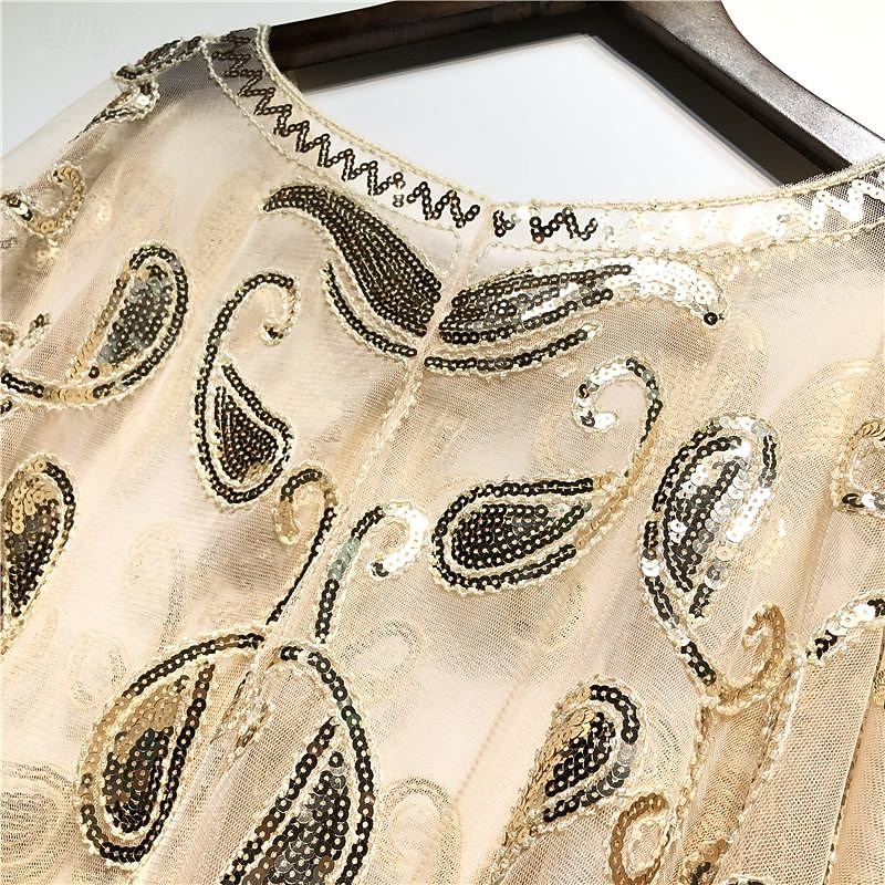 Shawls Women's Wrap Bolero Sparkle & Shine Gatsby Sleeveless Polyester Wedding Wraps With Paillette For Party Summer2