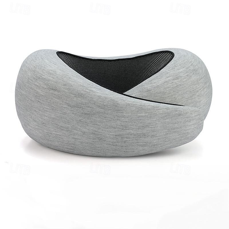 Travel Pillow for Commuters and Travelers U-shaped Pillow Memory Foam Neck Pillow with Storage Bag4