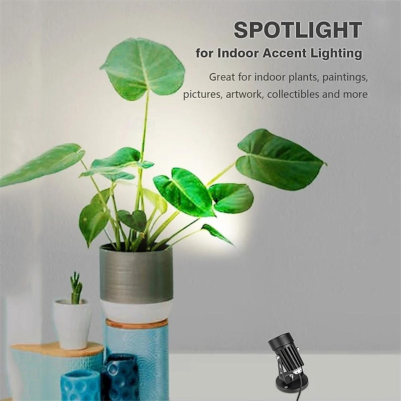 LED Spot Light USB Interface Dimming Color Adjustment Timed Spotlight Warm Light White Light Neutral Light Projection Light Indoor Plant Lighting Decoration Atmosphere Light Plant Landscape Decoration Light 1pc4
