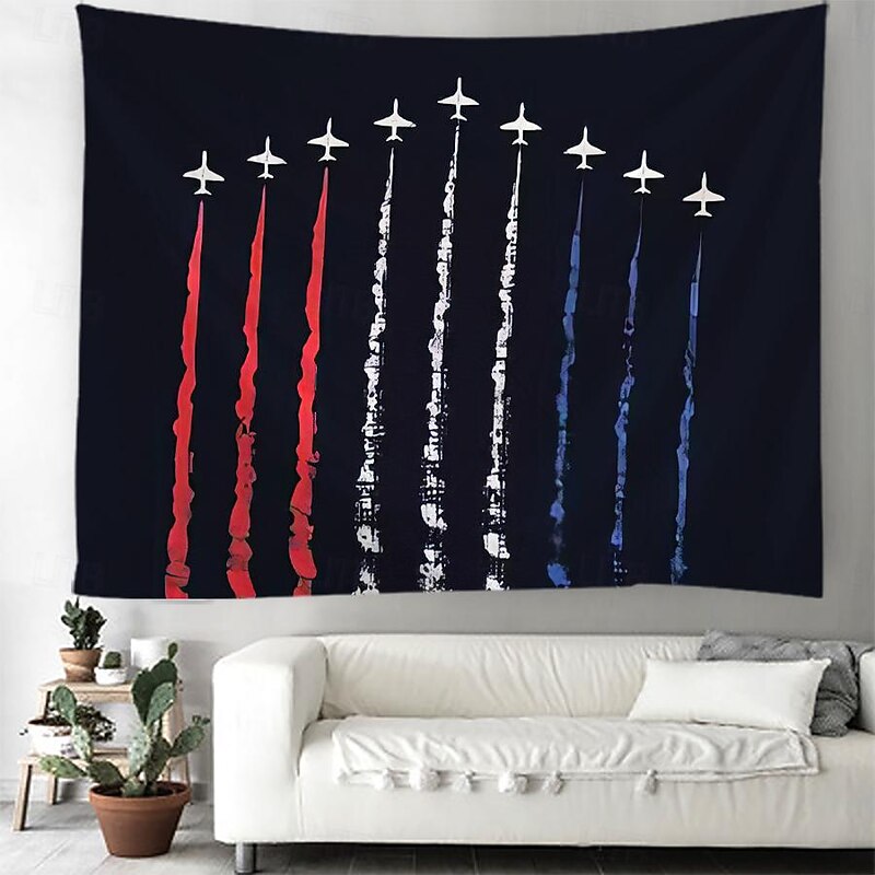 Independence Day 4th of July Hanging Tapestry Wall Art Large Tapestry Mural Decor Photograph Backdrop Blanket Curtain Home Bedroom Living Room Decoration4