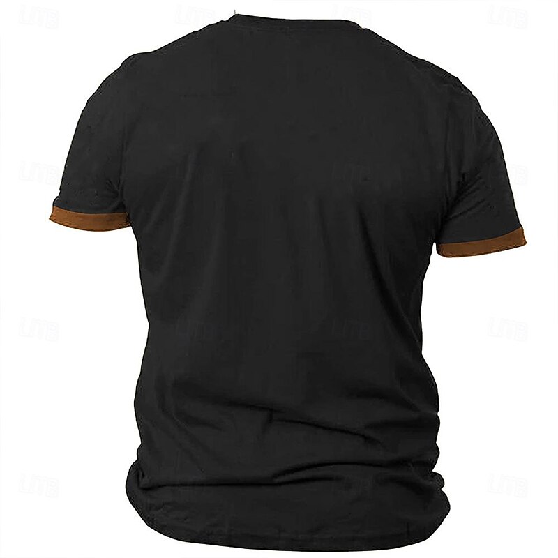 Graphic Ship Compass Fashion Athleisure Street Style Men's 3D Print T shirt Tee Street Daily T shirt Black Khaki Crew Neck Shirt Summer Spring Clothing Apparel S M L XL XXL XXXL2