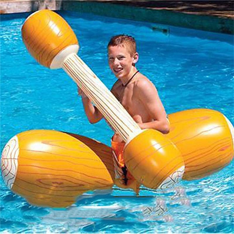 Water Play Equipment Inflatable Pool Float Non Toxic Geometric Pattern PVC Beach Theme Creative Family Outdoor Match Summer All Child's Adults'2