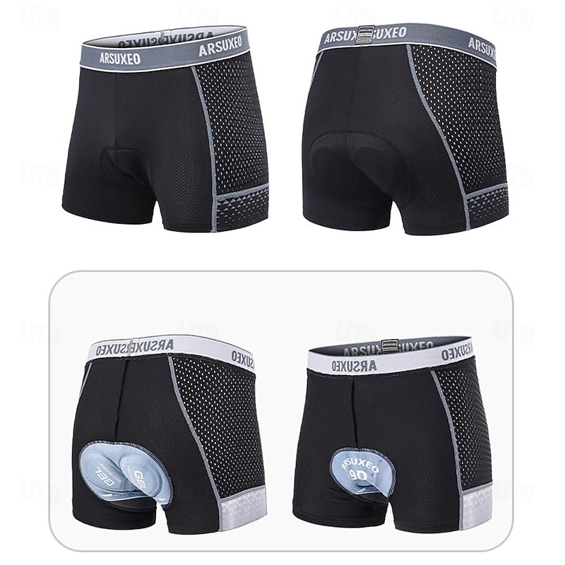 Women's Solid Color Cycling Shorts Bike Shorts Bike Shorts Padded Shorts / Chamois Sports 3D Pad Quick Dry High Elasticity Comfortable Black Yellow Clothing Apparel Bike Wear4