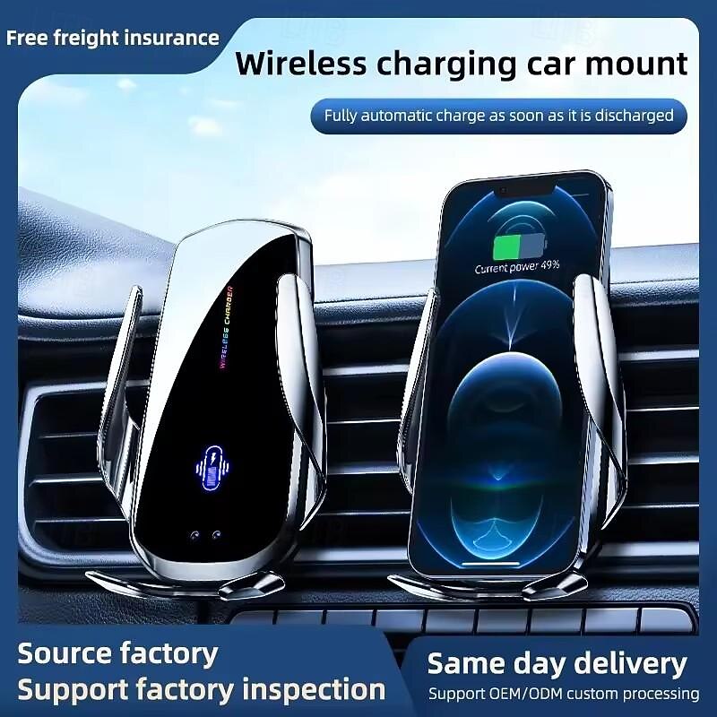 FYAUTOPER  Car wireless charging mobile phone stand outlet automatic induction open and close car fast charge navigation stand2