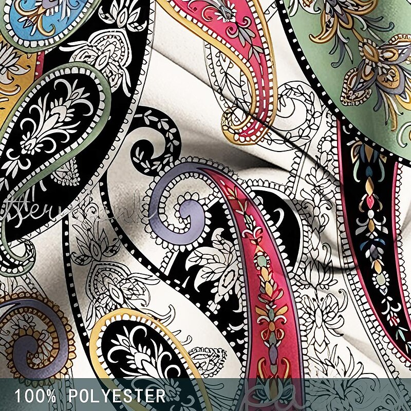 Men's Paisley Flower / Floral Swim Trunks Swim Shorts Board Shorts Mid Waist Fashion Streetwear Designer Casual Daily Holiday Pocket Drawstring Elastic Waist Designer Clothing Apparel3