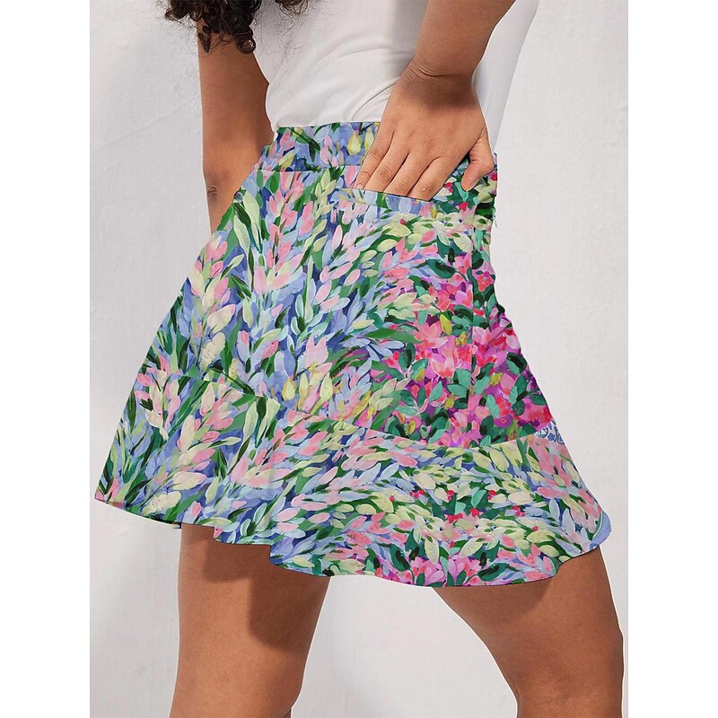 Women's Golf Skirts 17inch Pickleball Pink Skirt Ladies Golf Attire Clothes Outfits Wear Apparel2