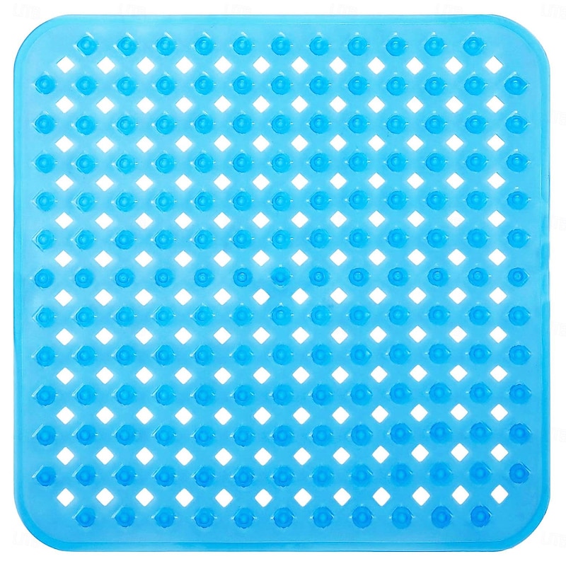 Shower Mats with Drain Hole - Non-Slip Bathtub Mat for Bathroom, Anti-Mildew, Quick-Drying, Comfortable and Safe for Kids and Elderly2