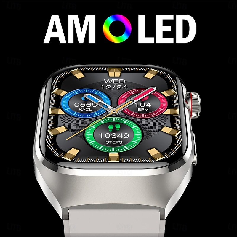 TK16 Smartwatch Bluetooth Call Health Monitoring Step Sports Watch Voice Assistant Smart Bracelet3