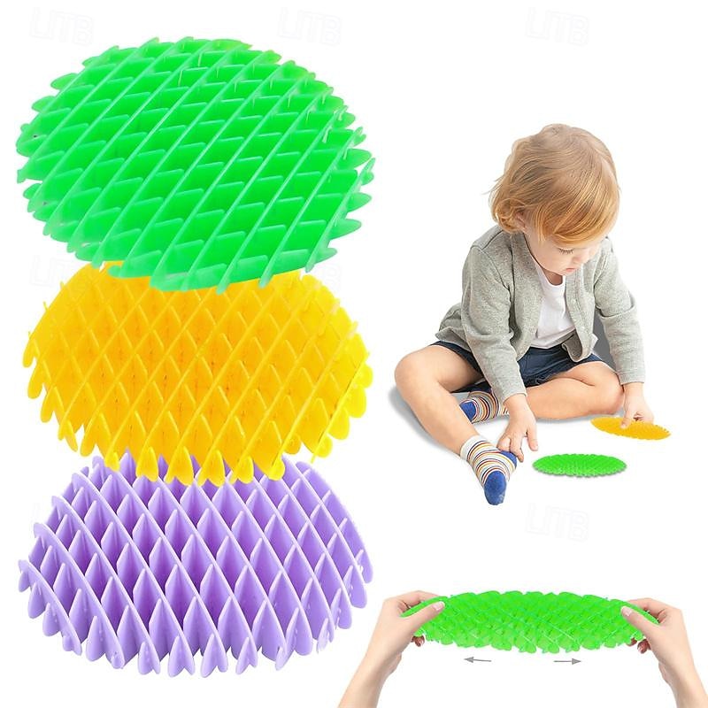 3pcs Popping Worm Stretchy Toys Stress Relief Fidget Toys Resistance Fidget Toy Sensory Stress Relief Toy