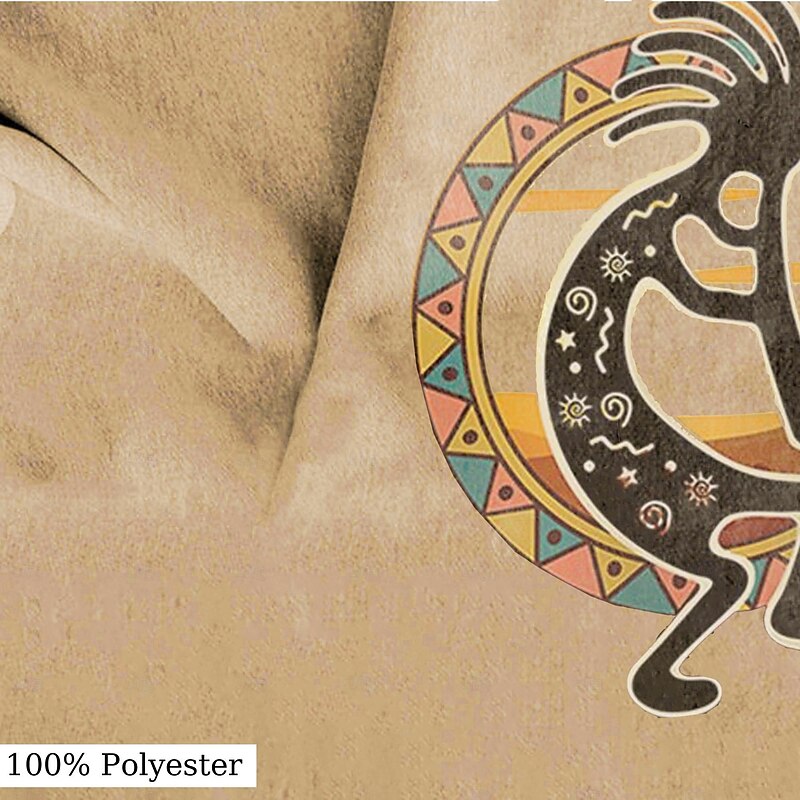 Men's Kokopelli Swim Trunks Swim Shorts Board Shorts Mid Waist Hawaiian Ethnic Casual Holiday Beach Drawstring with Mesh lining Elastic Waist Designer Clothing Apparel2