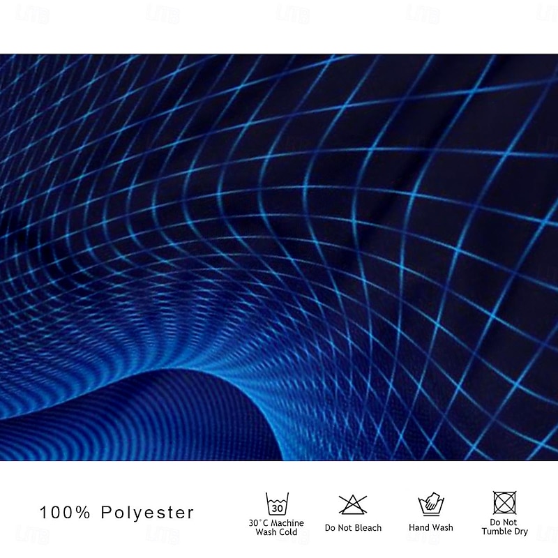 Men's Graphic Polo Shirts Golf Shirt Short Sleeve Polo Shirts Collared Shirts Casual Vacation Wear Rave Wear Party Outfits Buttons 3D Print Summer Spring Blue Green Gray3