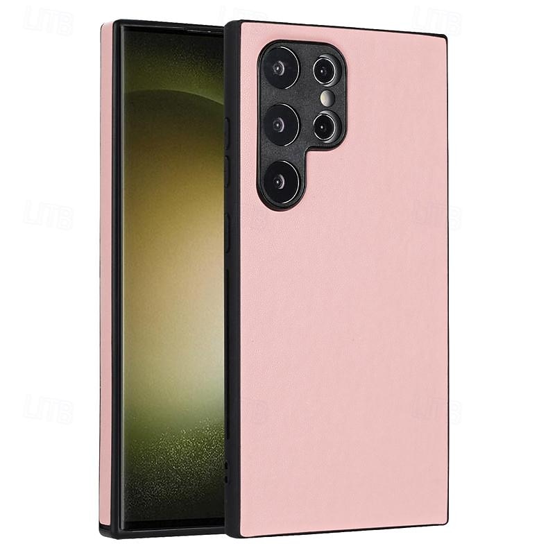 Phone Case For Samsung Galaxy S25 S24 S23 S22 Plus  Ultra S23 FE A55 5G A35 5G A25 A15 A14 Back Cover Shockproof Retro TPU PU Leather2