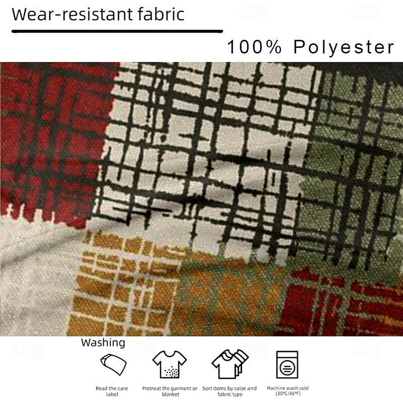 Men's Color Block T shirt Henley Shirt Short Sleeve 3D Print Fashion Designer Casual Street Casual Daily Summer Spring Green Henley Henley T-Shirt3