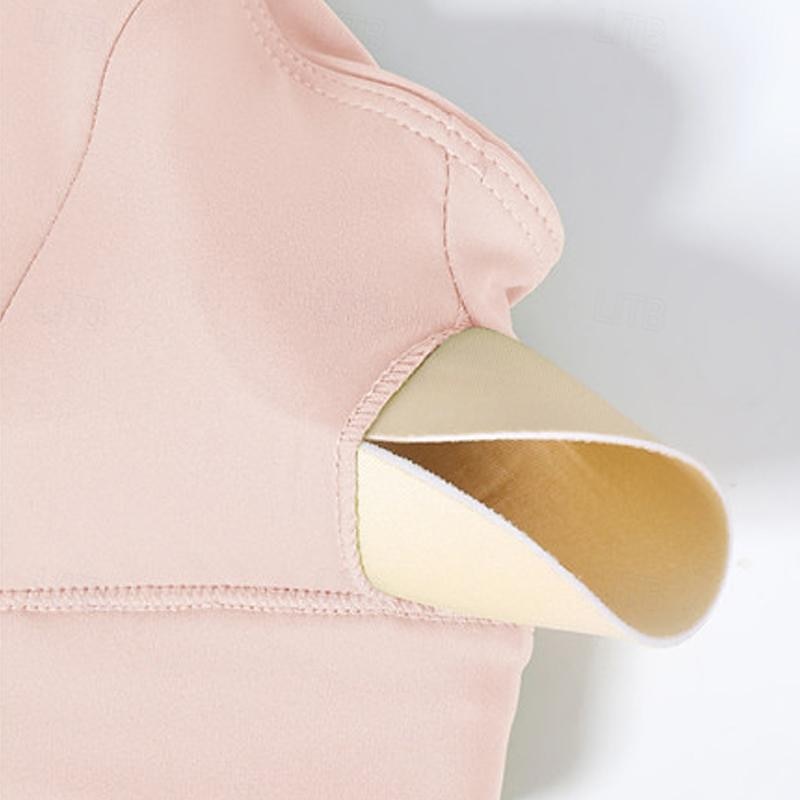 Women's Light Support Sports Bra Running Bra Open Back Cross Back Bra Top Padded Fitness Leisure Sports Running Breathable Lightweight Soft Black Pink Blue Solid Colored3