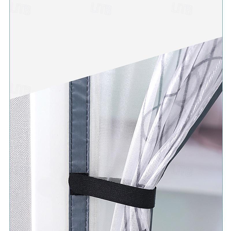 Magnetic Door Screen Mesh Screen Mosquito Net for Door Curtain Printed Pattern Bedroom Livingroom Children's Room3
