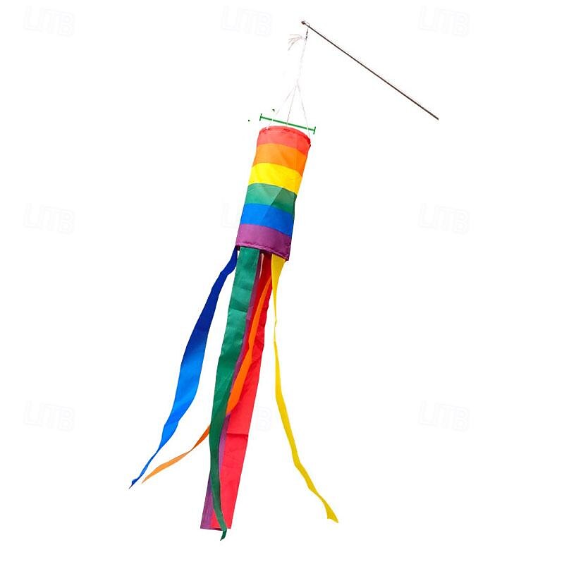 Pride Rainbow Wind Tube Flag Wind Direction Bag Flag Outdoor Courtyard Flag4