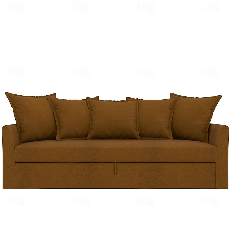 Velvet Sofa Cover 3 Seater Solid Color Quilted Velvet Slipcovers HOLcover LITB PRIME cover4