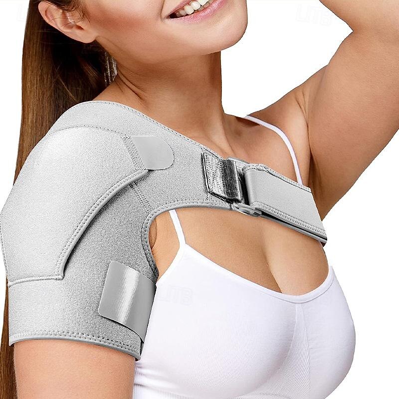 Compression Recovery Shoulder Brace - Immobilizer for Torn Rotator Cuff, AC Joint Pain Relief, Dislocation, Arm Stability, Injuries, Tears - Adjustable Fits Men, Women3