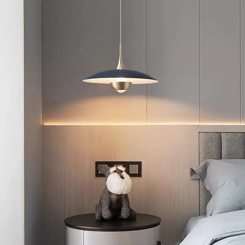 LED Pendant Light Flying Saucer Decorative Light 1-Light 28cm Modern Nordic Style Bedroom Dining Room 110-240V2