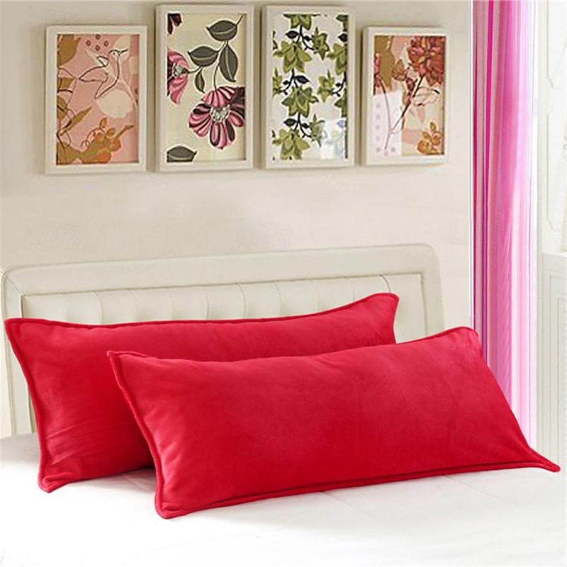 Solid Colored Decorative Toss Body Pillows Cover 1PC Soft Square Cushion Case Pillowcase for Bedroom Livingroom Sofa Couch Chair3