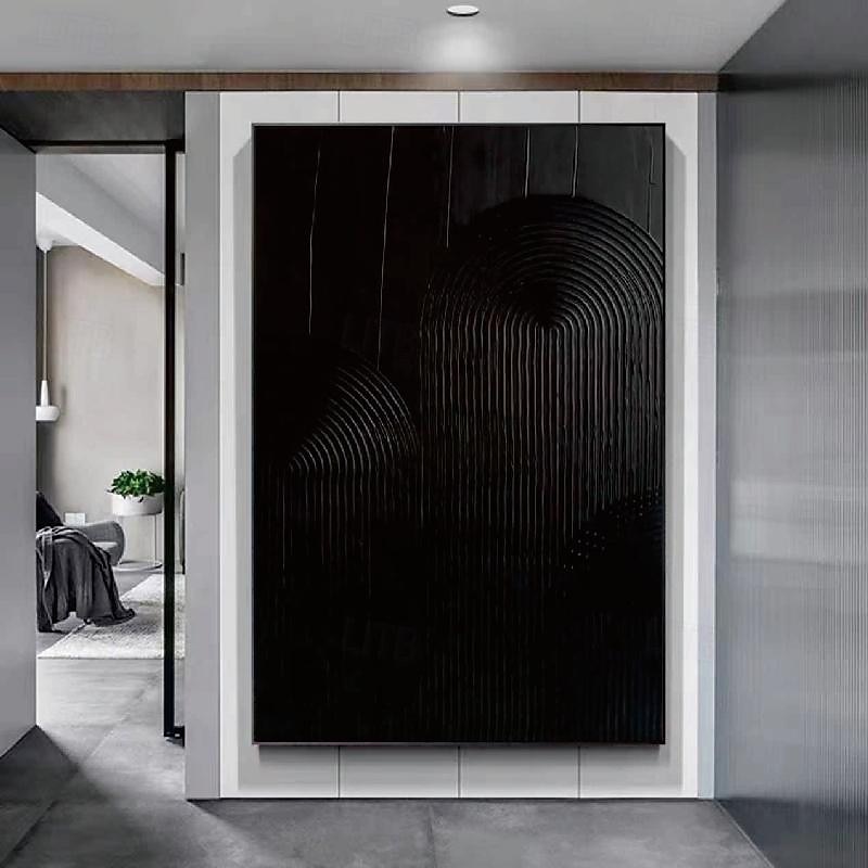 Abstract Black Painting hand painted Extra large wall art painting handmade painting on canvas large wall art abstract mordern painting for Bedroom Living room painting3