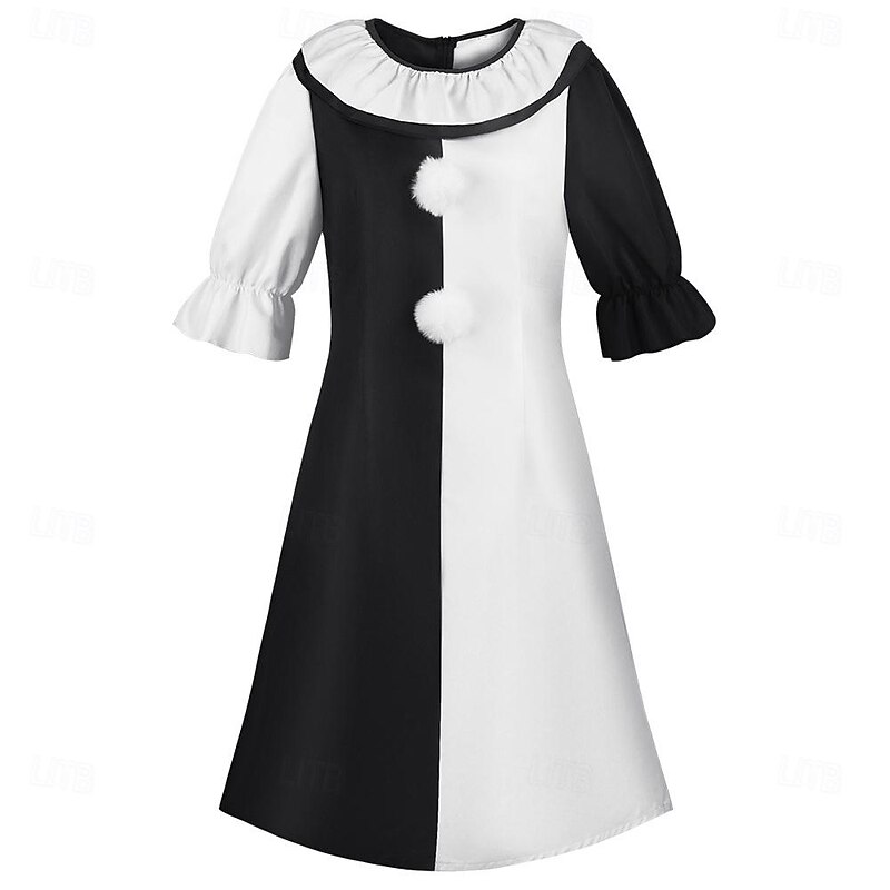 Renfield Terrifier More Costumes Clown Dress Cosplay Costume Cosplay Movie Cosplay for Women's Adults' Carnival Masquerade Event / Party Masquerade