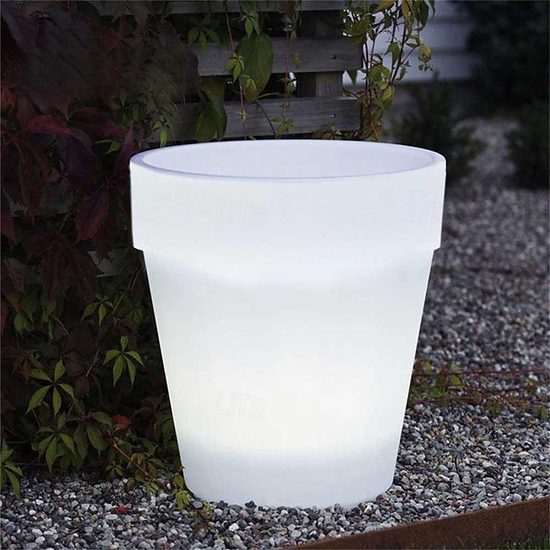 LED Solar Planter Lights Bloom Light Pot, Patio Lights Lawn Lights Christmas Decoration Backyard Decoration Garden Decoration2