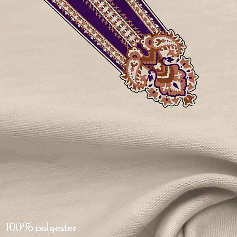 Men's Tribal T Shirt Short Sleeve 3D Print Vacation Fashion Ethnic Casual Summer Spring Khaki Henley Henley T-Shirt3