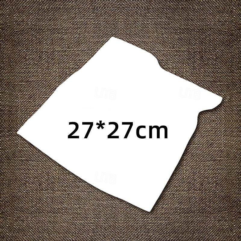 Tie Dyed Clothes Handkerchiefs Pure Cotton White T-Shirts Short Sleeves Plant Blue Dyed Scarves Pillows Wax Dyed White Cloth Square Scarves Tools4