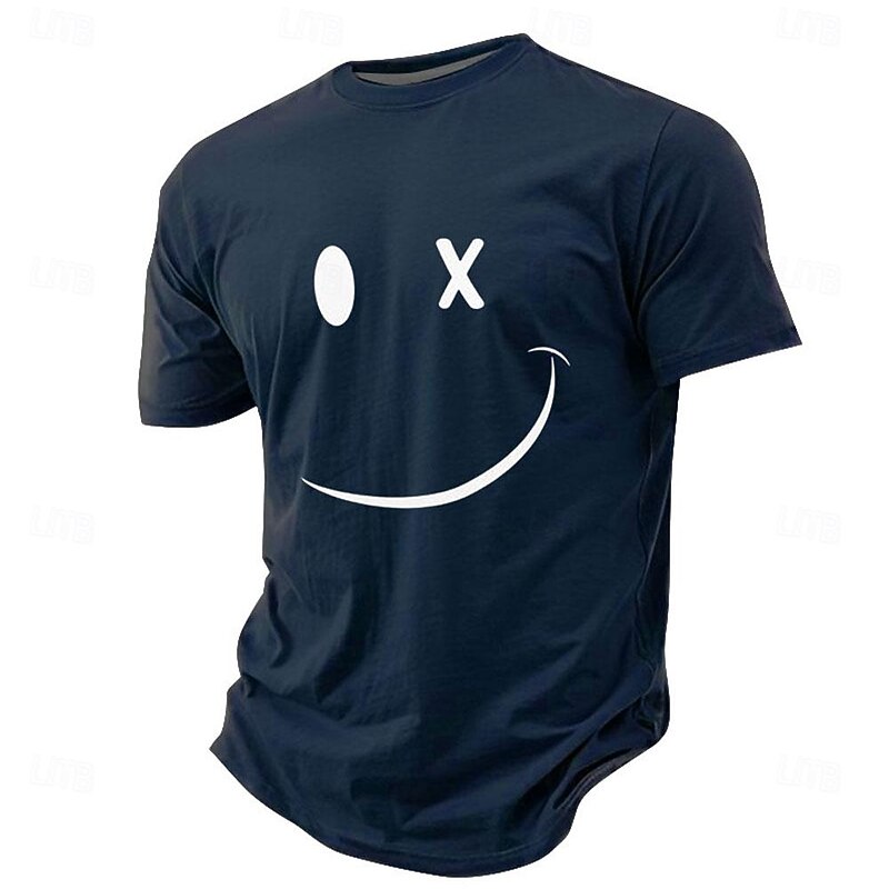 Men's Graphic T Shirt Short Sleeve T shirt 3D Print Crew Neck Shirt Vacation Sports Fashion Street Sports Outdoor Black Blue Green Summer Spring Clothing Apparel S M L XL XXL XXXL4