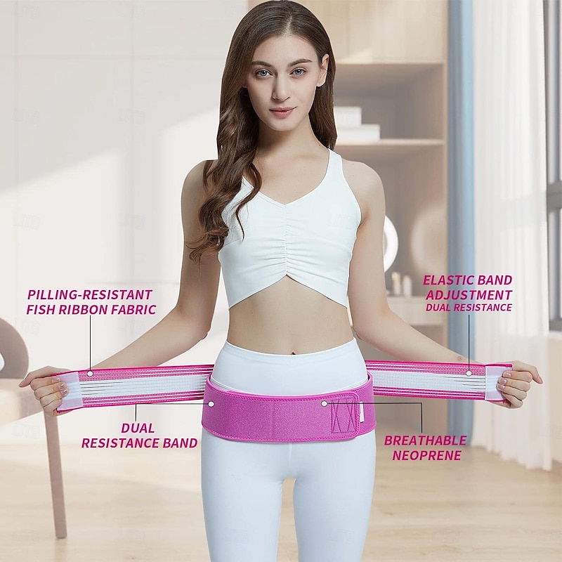 Sacroiliac Hip Belt for Women, Hip Braces for Hip Pain, back support belt for women, Pelvic Support Belt, Adjustable Sciatica Pelvis Lumbar Pain Relief Trochanter Brace2