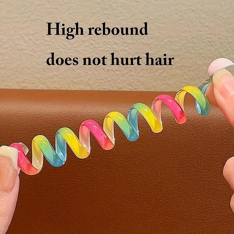 Kids Girls' Hair Accessories Solid Color Pink love Pink bear4