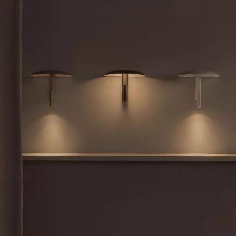 LED Indoor Wall Lights 10W Modern Mushroom Shape Metal Wall Sconce for Bedroom and Bathroom Lighting 110-240V4