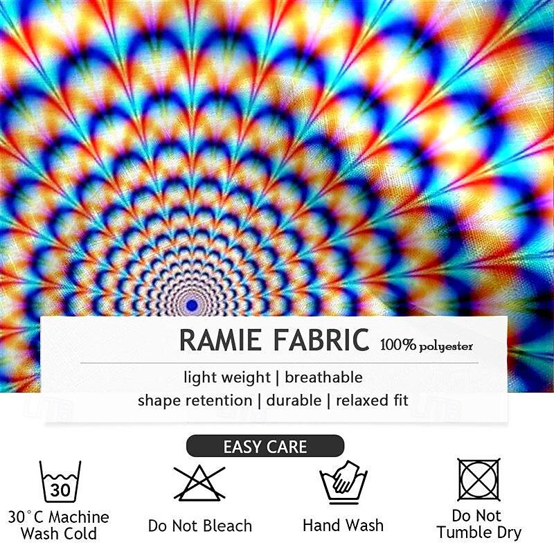 Men's Pants Trousers Graphic Outdoor Holiday Hawaiian Orange Green Inelastic3