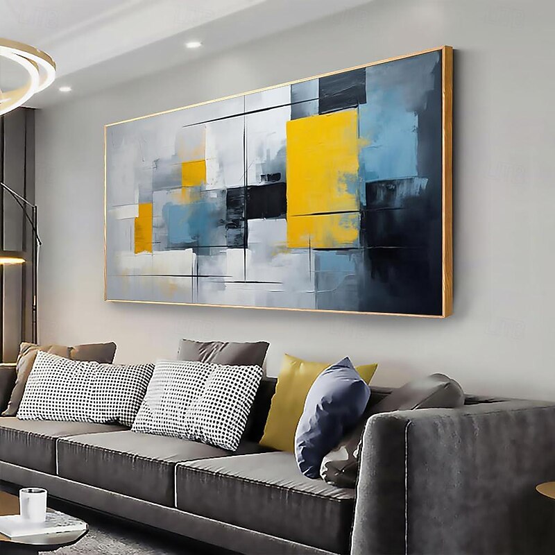 Handmade Oil Painting Canvas Wall Art Decoration Modern Abstract for Living Room Home Decor Rolled Frameless Unstretched Painting2