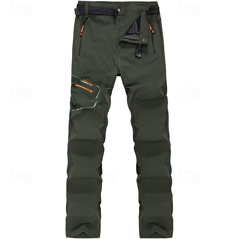 Men's Cargo Pants Hiking Pants Trousers Tactical Pants Military Outdoor Regular Fit Waterproof Quick Dry Breathable Pants / Trousers Zipper Pocket Black Light Grey Hunting Climbing Camping / Hiking3